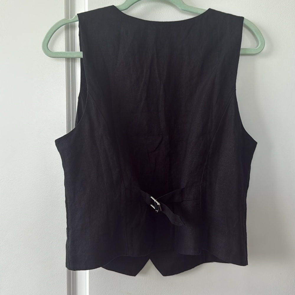 J. Crew Black Sleeveless vest - Picture 5 of 6
